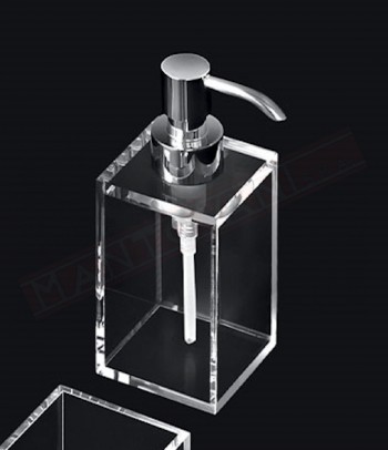 Tl.bath Flesso dispenser da appoggio 60x170x60 mm in plexyglass