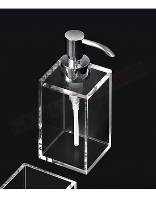 Tl.bath Flesso dispenser da appoggio 60x170x60 mm in plexyglass