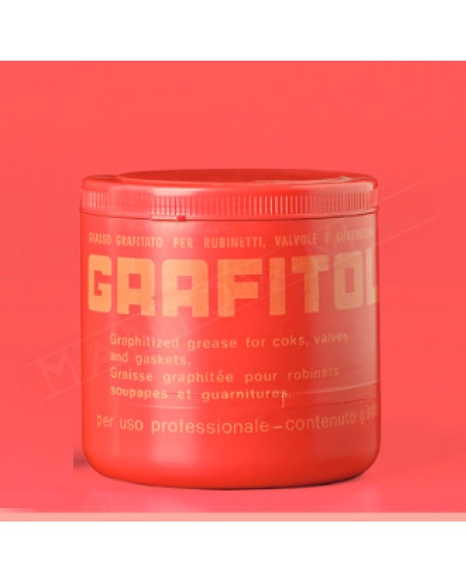Barattolo past grafitol grasso speciale per la lubrificasione e antibloccante resistente alle temperature da -15 a 160 gradi