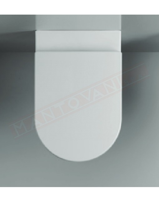 Sedile soft-close IL Collection bianco lucido in resina termoindurente per vaso ilw0200a e ilw0400a