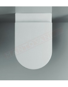 Sedile soft-close IL Collection bianco opaco in resina termoindurente per vaso ilw0200a w ilw0401a