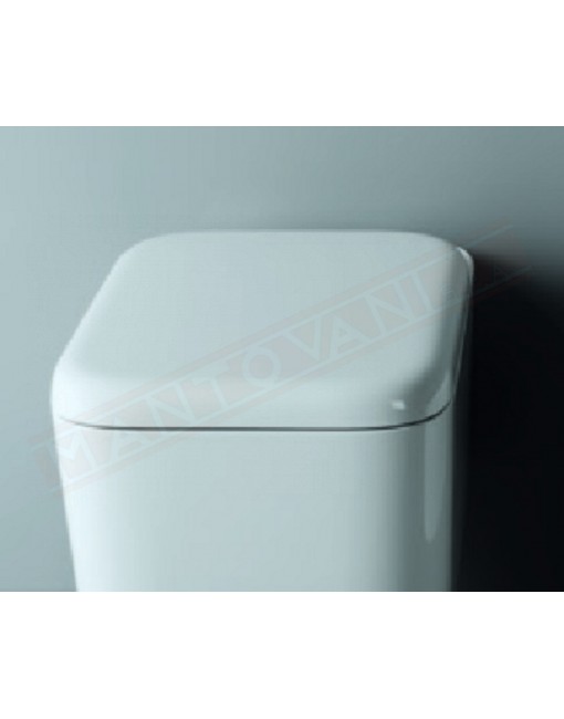 Sedile soft-close Cameo Collection bianco lucido in resina termoindurente per vaso cmw0200a