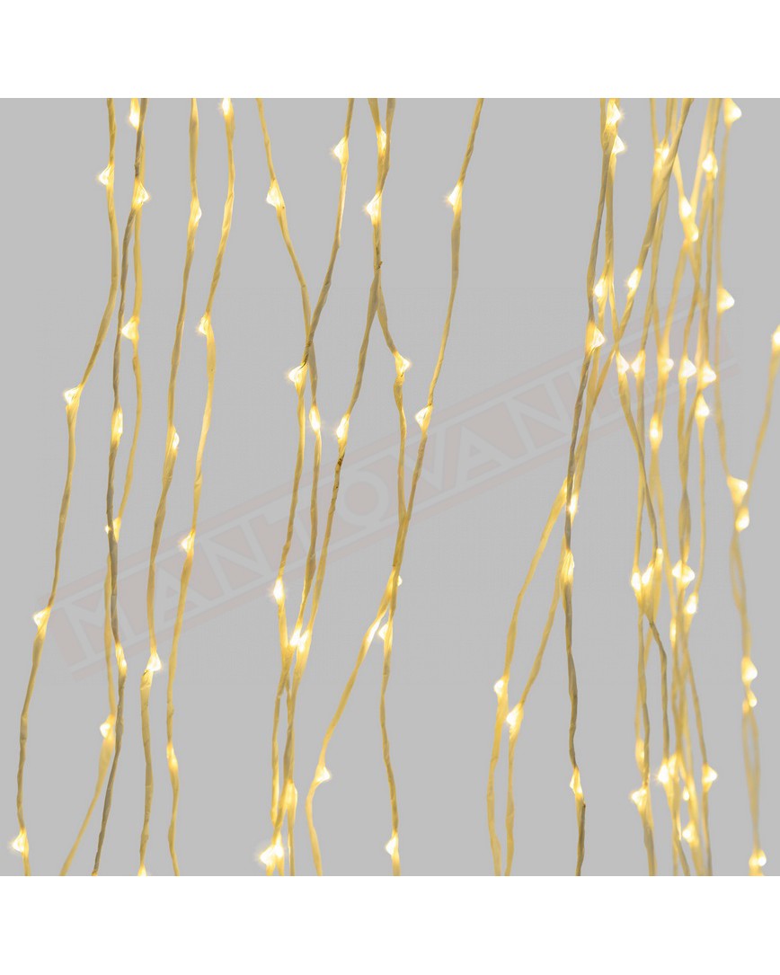 Ramo luminoso bianco micro Willow Branch per esterno 480 micro LED BIANCO CLASSIC fissi 120 CM con trasformatore per uso esterno