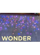 Tenda Wonder 315x110 175 led superbright 8 colori 6 giochi con 48 effetti luminosi inclusi bianco , classic e fissa prolung 2pz